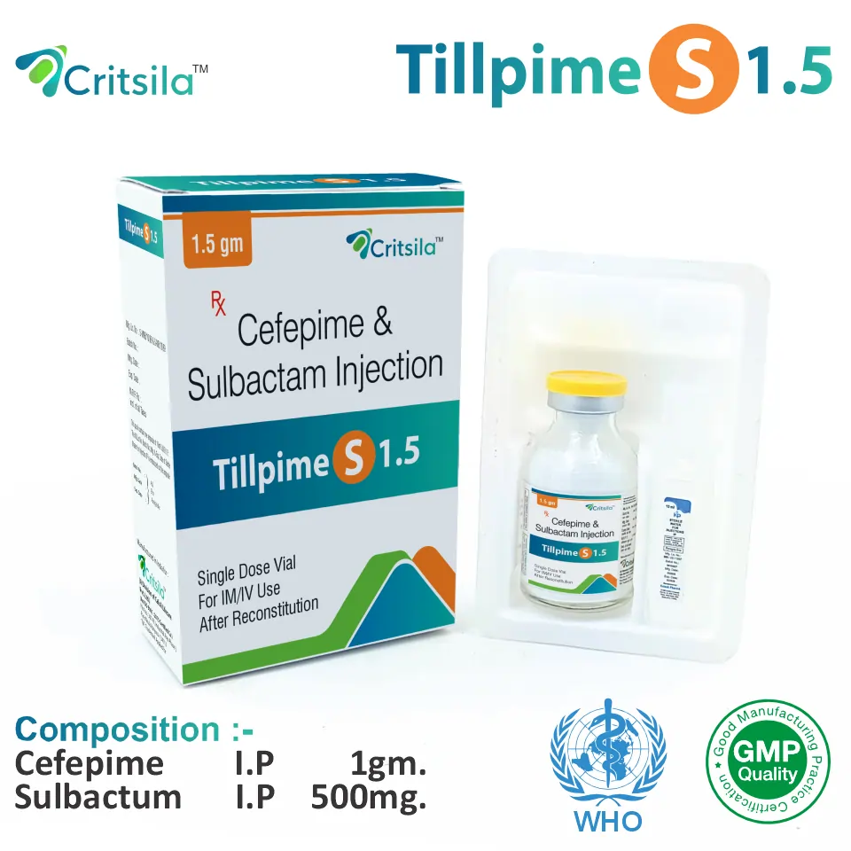 Cefepime (1gm) + Sulbactam (500mg) Injection in PCD Pharma Franchise at Best Price